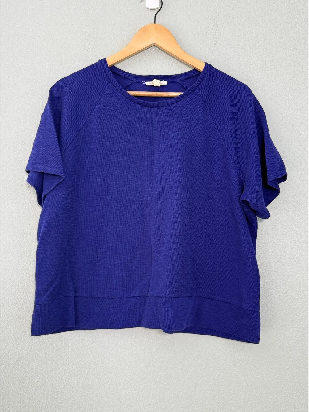 Eileen Fisher Organic Cotton Slubby Rib Knit Sleeve Top - Women's Medium NWOT - Picture 2 of 5